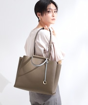 【軽量/2WAY/A4サイズ対応】3層仕様大容量合皮トートバッグ