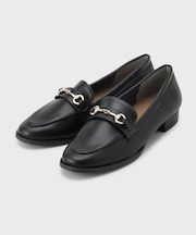 【抗菌防臭加工】ビットデザインローファー