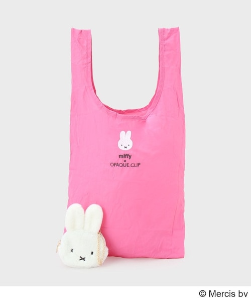 ◇【miffy】エコバッグ入りフェイスチャーム｜オペーク ドット