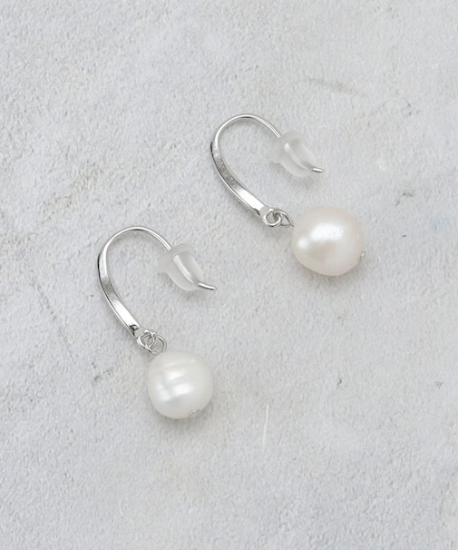 ビジューフック淡水ピアス