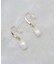 ビジューフック淡水ピアス