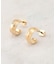ツイルデザインメタルピアス
