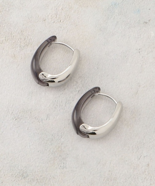 メタル×アクリルリバーシブルピアス