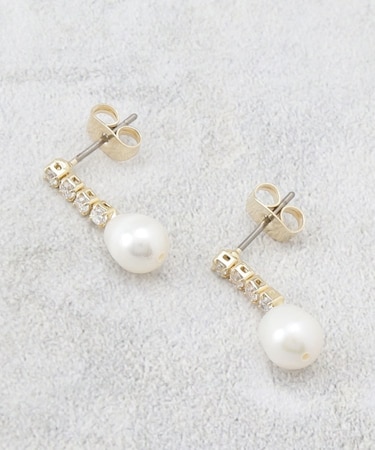 ルーセントパールビジューピアス