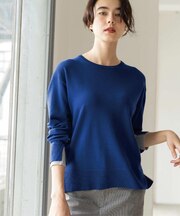 『THE』名品ボートネックニット【8col/洗濯機OK】