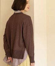 リラクシークルーニット【洗濯機OK】