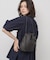 【長さ調整可能】3層デザイン巾着ミニショルダーバッグ