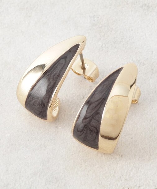 エポ×ドロップメタルピアス