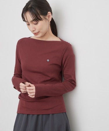 【PETIT BATEAU／プチバトー】ボートネック長袖Tシャツ