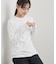 【PETIT BATEAU／プチバトー】ポワンココットクルーネック長袖Tシャツ