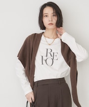 ロゴアソートロングTシャツ【洗濯機OK】