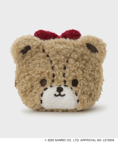 ◆【TINY CHUM】タイニーチャムフェイスシェル型ポーチ