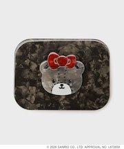 ◆【HELLO KITTY&TINY CHUM】シェル調フェイスモチーフミラー