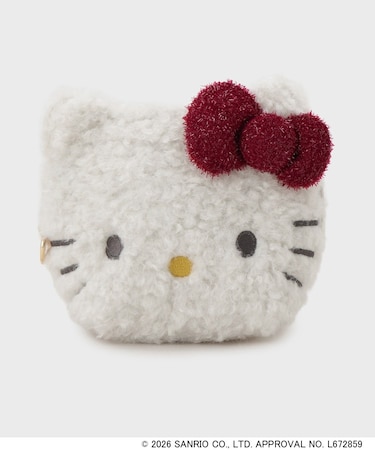 ◆【HELLO KITTY】キティフェイスシェル型ポーチ