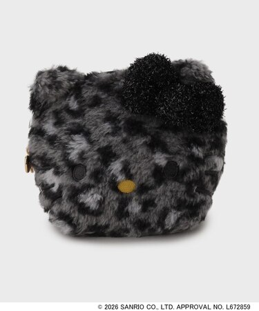 ◆【HELLO KITTY】キティフェイスシェル型ポーチ