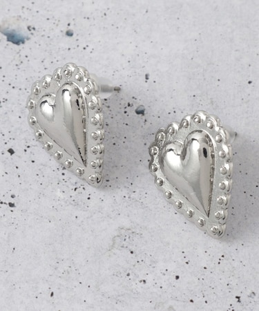 アンティーク風ハートピアス＆イヤリング