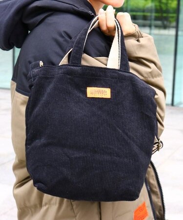 UNIVERSAL OVERALL/ユニバーサルオーバーオール別注2WAYコーデュロイトート