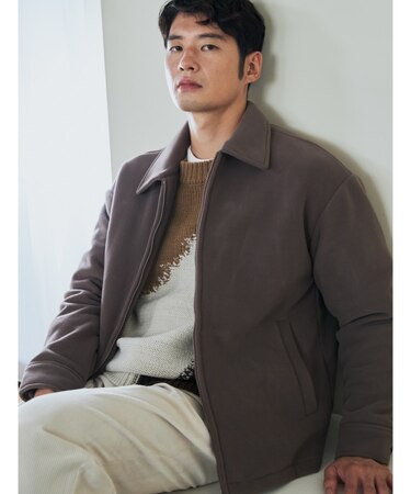 マイクロフリースジャケット 光吸収発熱機能/洗える