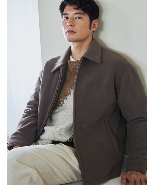 マイクロフリースジャケット 光吸収発熱機能/洗える