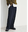 【洗えるパンツ】裏起毛タックワイド