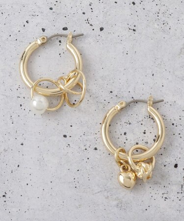 2WAYループパール調ピアス