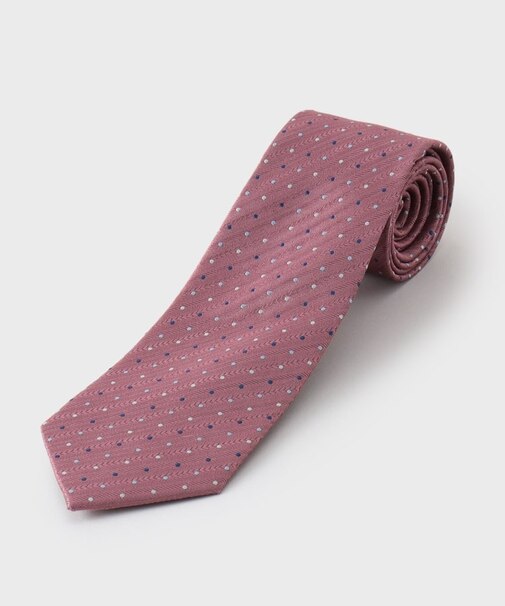 ドットアソート柄ネクタイ マルチドット／ピンドット