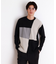 パネルブロッキング長袖Tシャツ