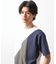 アムンゼン異素材切替半袖Tシャツ