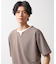 ミニフクレキーネック半袖Tシャツ