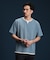 ミニフクレキーネック半袖Tシャツ