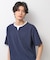 ミニフクレキーネック半袖Tシャツ
