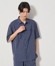 ドライポリ半袖シャツ セットアップ可/吸水速乾/軽量