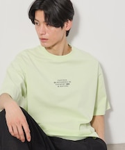 【Begin6月号掲載】オーガニックコットンプリント半袖Tシャツ