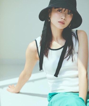 ランダムガータータンク【前後2WAY/洗濯機OK】