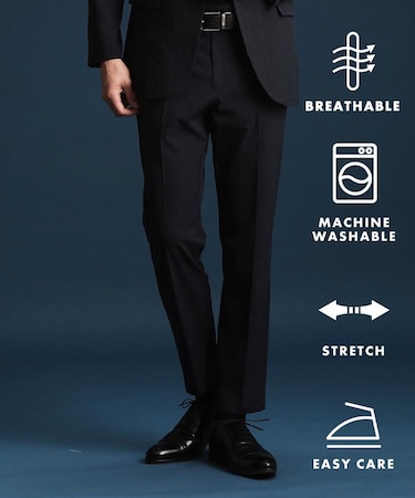 ライトドッツスラックス【セットアップ可/洗濯機OK】