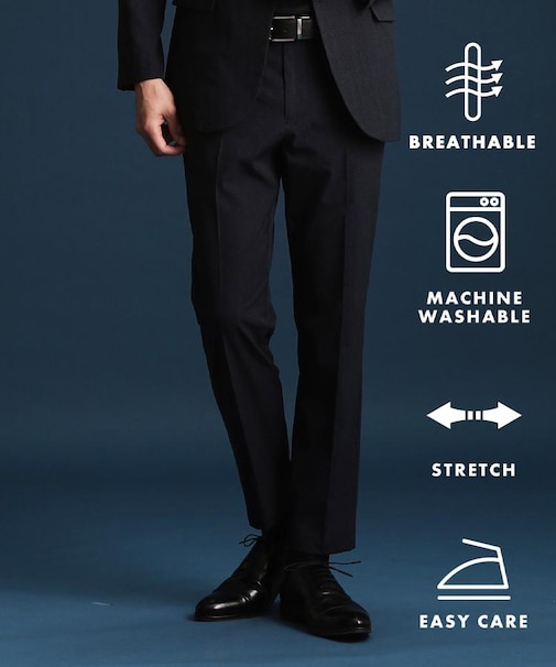 ライトドッツスラックス【セットアップ可/洗濯機OK】