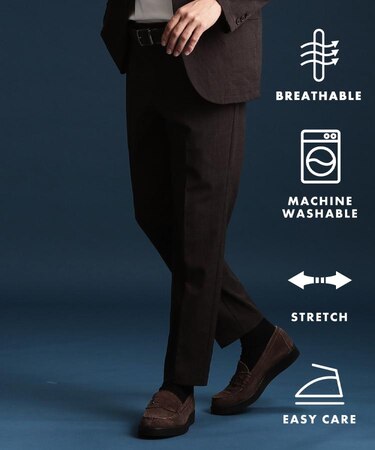 ライトドッツスラックス【セットアップ可/洗濯機OK】