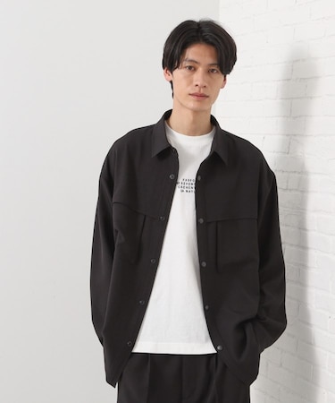 ダブルポケットシャツ【セットアップ可/洗濯機OK】