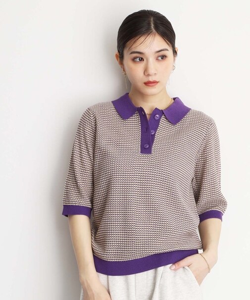 ニットポロシャツ【洗濯機/アソート展開】