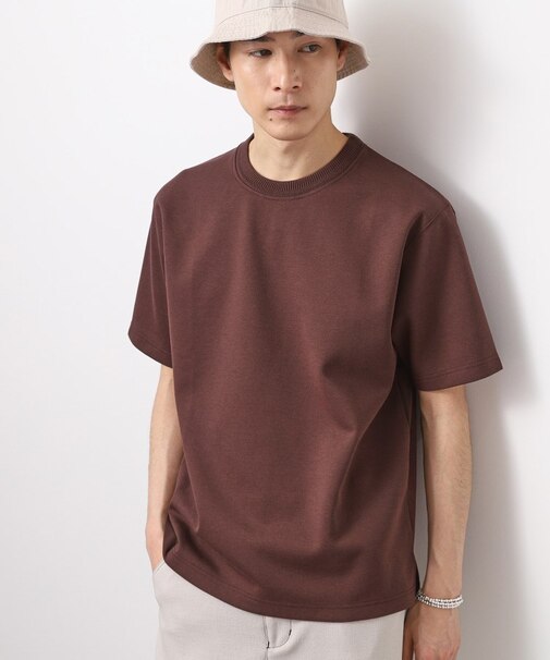 ダブルフェイス半袖Tシャツ　【洗濯機OK】