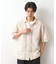 クラフトレースアンサンブルシャツ【半袖Tシャツセットアイテム/オーバーサイズ/洗濯機OK】