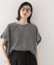 ポンチボリュームプルオーバー【体型カバー/洗える/シワになりにくい】