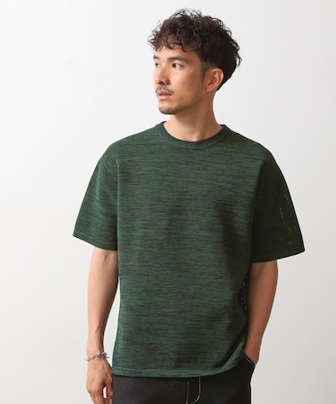 ドライタッチ半袖ニットTシャツ　【洗濯機ＯＫ】