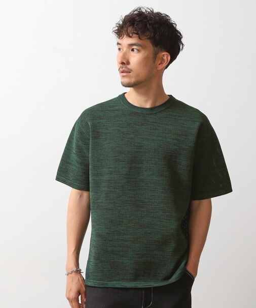 ドライタッチ半袖ニットTシャツ　【洗濯機ＯＫ】