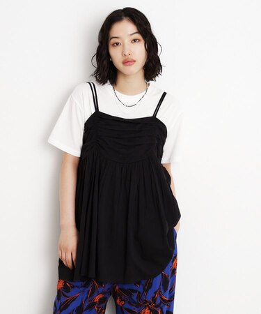 ギャザーチュニック【洗える】