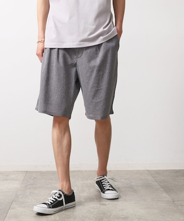 シャリルジャージショートパンツ 洗濯機OK/吸水速乾/イージーケア/セットアップ可