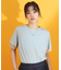 【再入荷】袖シアーTシャツ【接触冷感/UV/洗濯機OK】