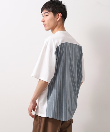 エシカルブロード切替Tシャツ