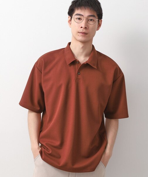 ドライタッチカノコポロシャツ 【洗濯機OK/さらさら】