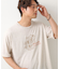 ポリ麻刺繍半袖Tシャツ